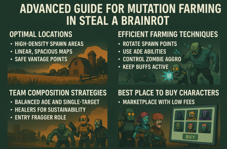 Steal A Brainrot Mutation Farming for Advanced Players