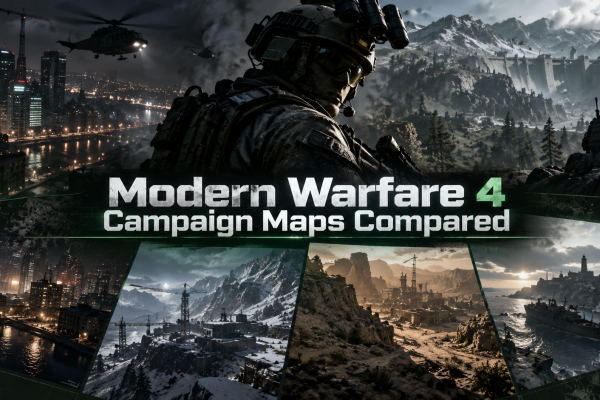 Modern Warfare 4 Campaign Maps Compared